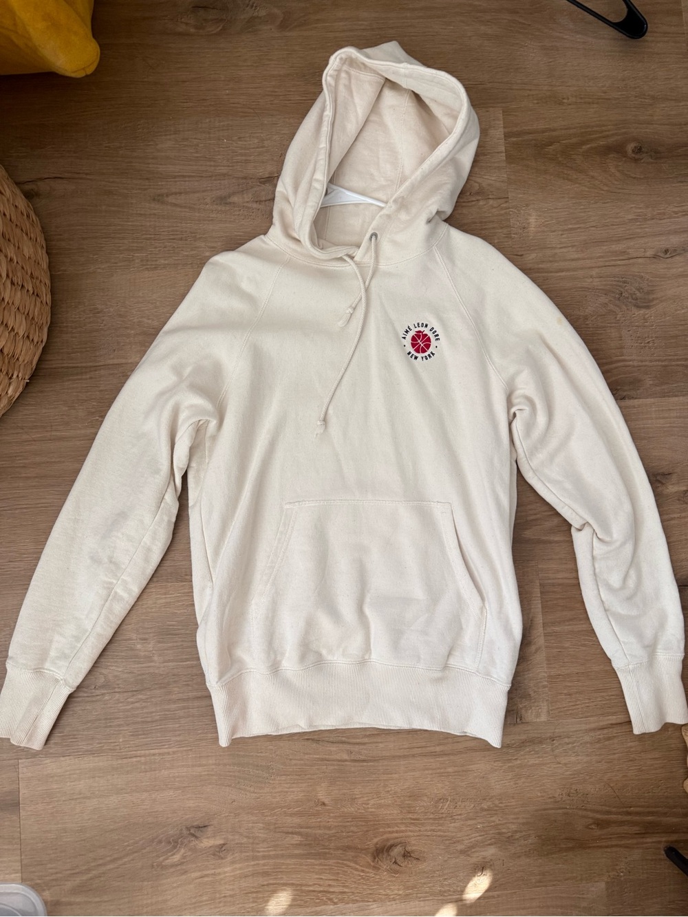 Aime Leon Dore x New Balance Cream Hoodie